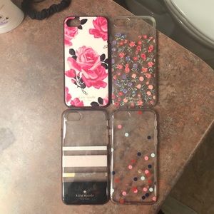 kate spade Accessories - 4 Kate Spade iPhone 7/8 covers. kate spade Accessories - 4 Kate Spade iPhone 7/8 covers.